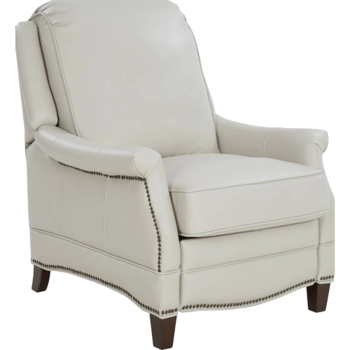 Ashebrooke Manual Recliner in Cason Putty Neutral Top Grain Leather